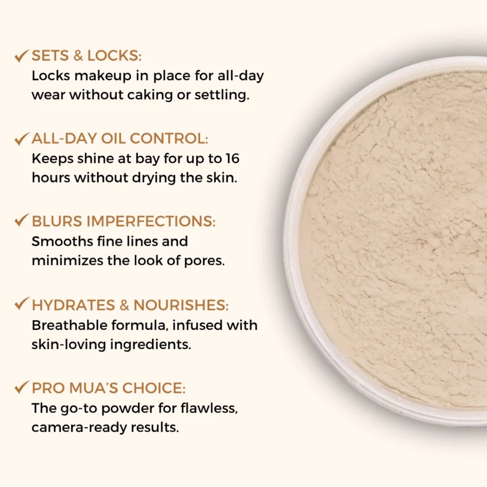 Nikkia Joy Cosmetics Velvet Finishing Powder - UNSCENTED - Picture 4 of 8